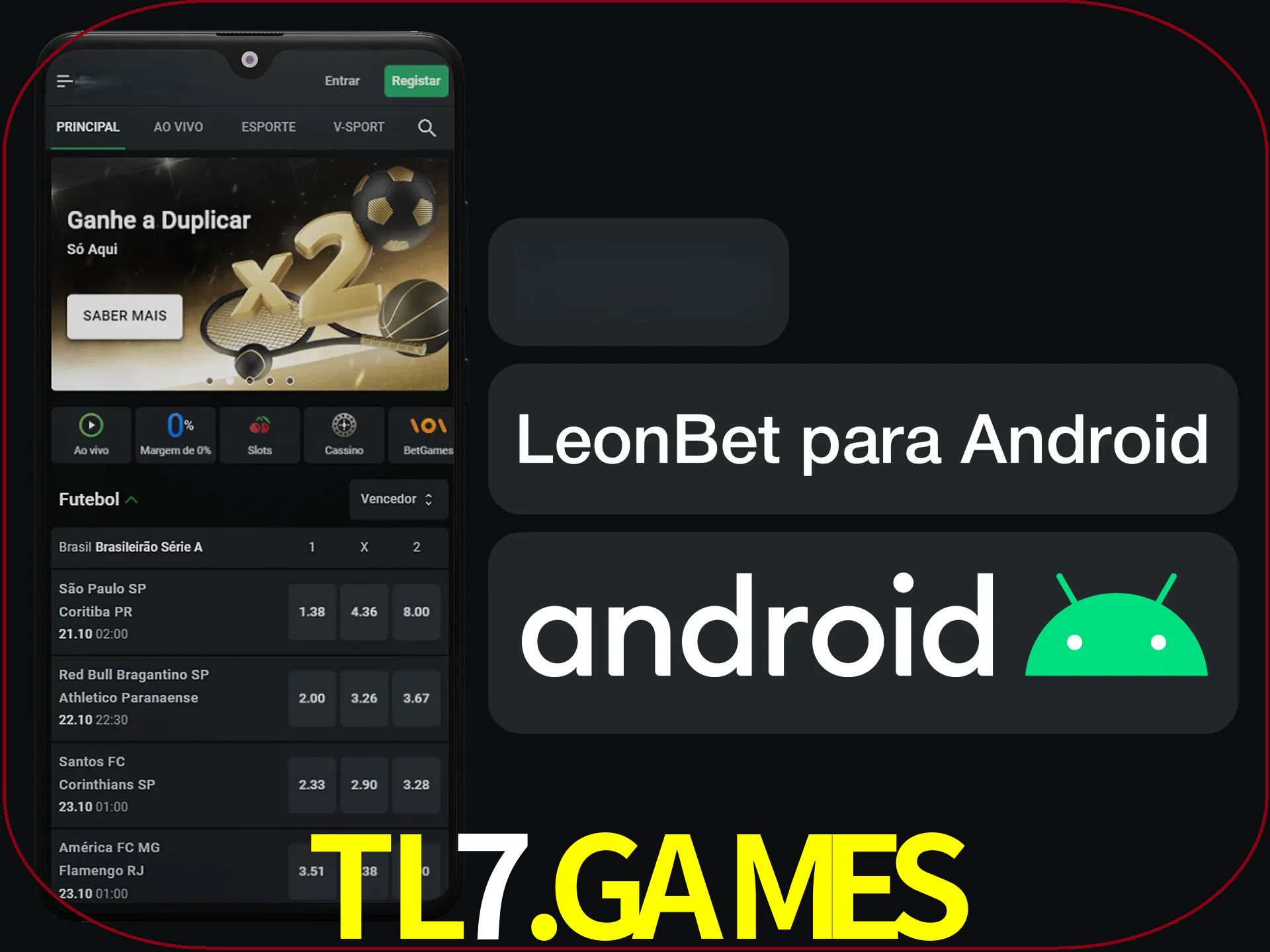 Adquira sua versão poket de LeonBet.