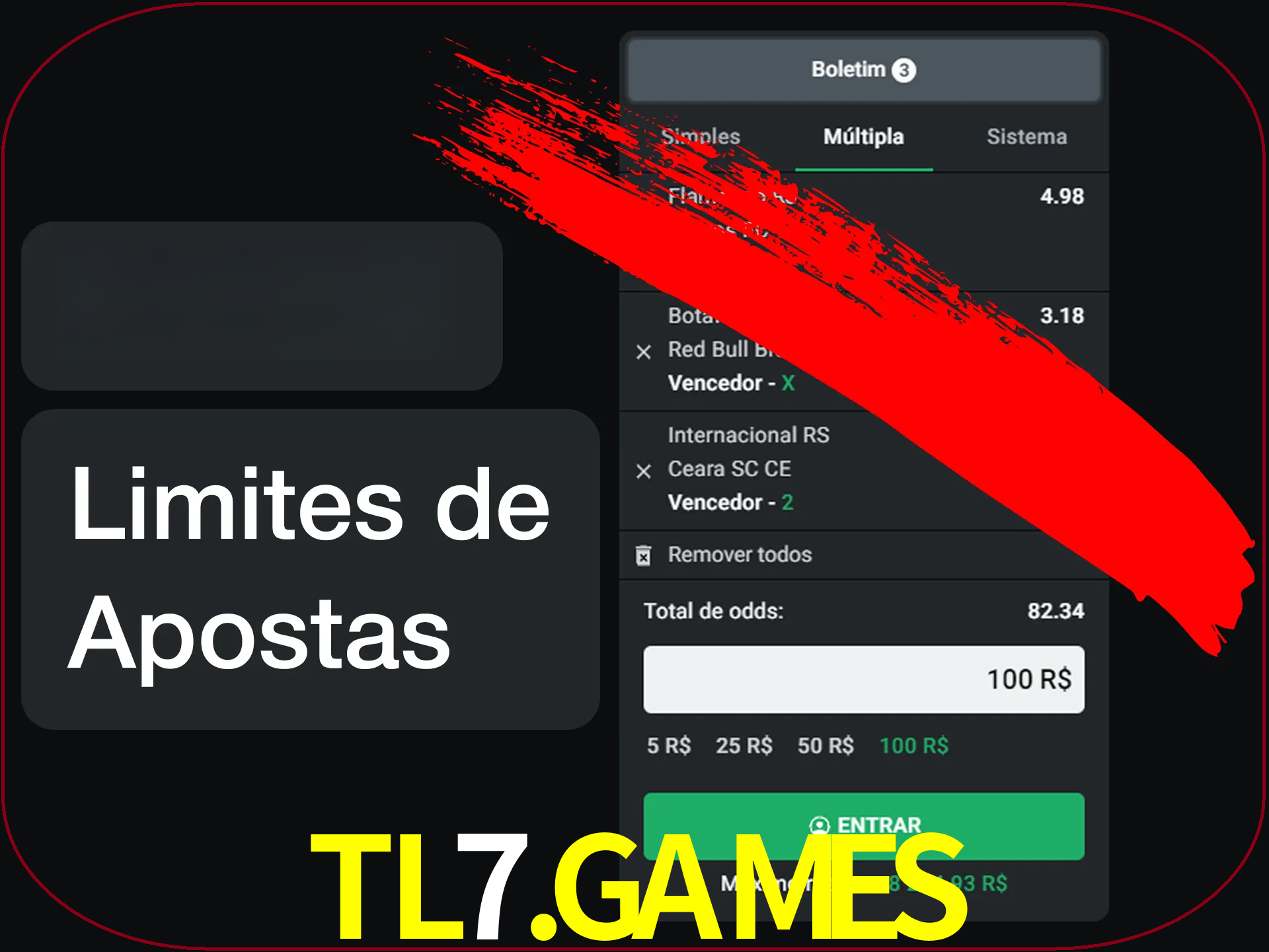 Não faça apostas loucas.